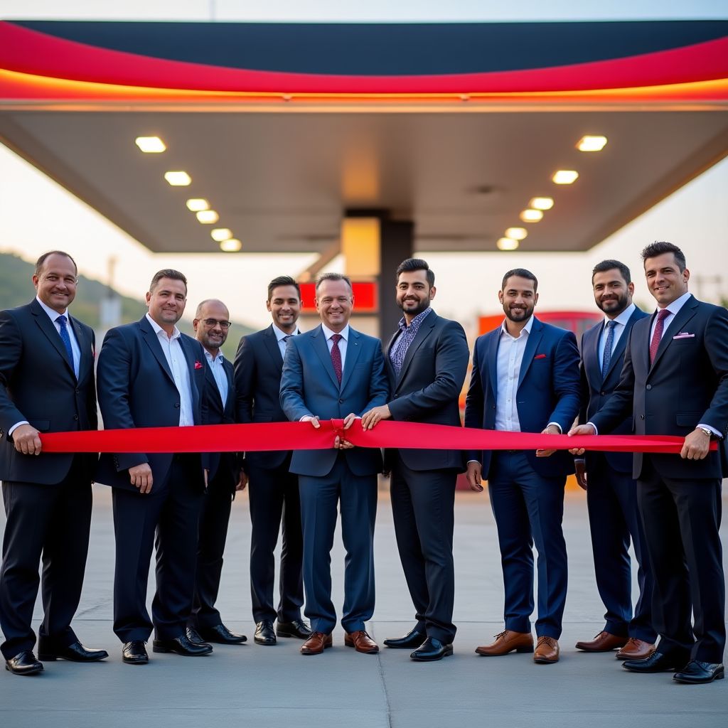 Inauguración de estación de servicio